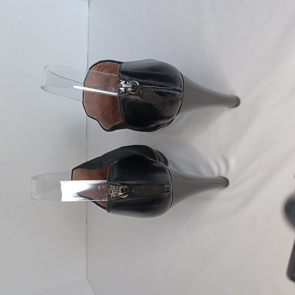 Hugo Boss Black Suede Platform Ankle Booties - Picture 3 of 9